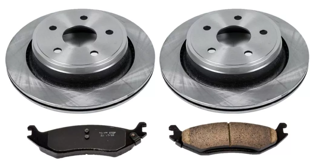 powerstop brake disc and pad kit