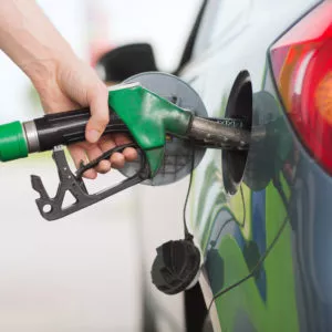 refilling fuel tank of a car