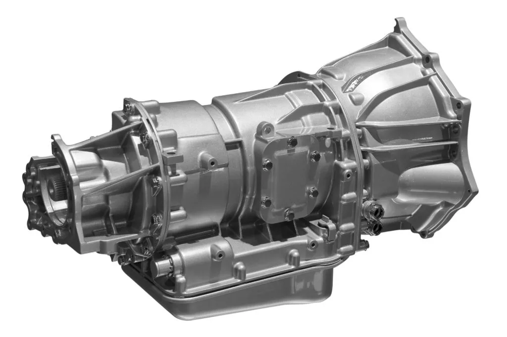 vehicle transmission box in white background