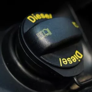 fuel tank with diesel label