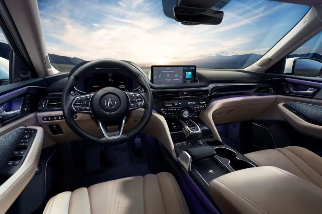 acura mdx interior