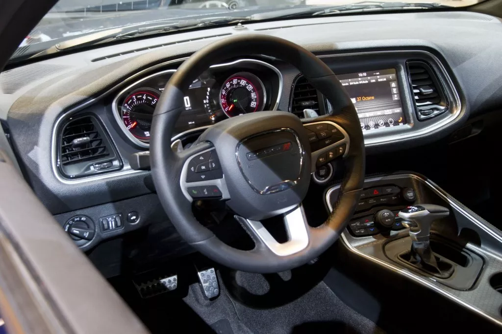 dodge challenger interior