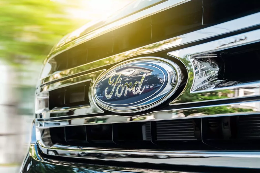 ford logo on SUV