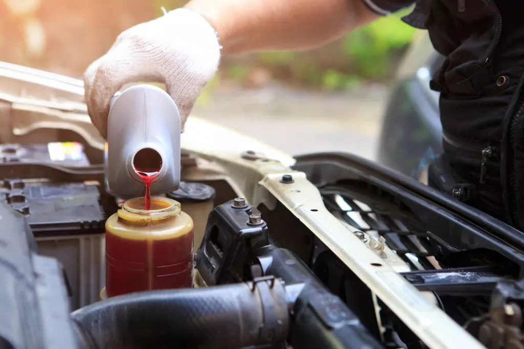 refilling power steering fluid