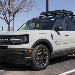 Ford Bronco on display