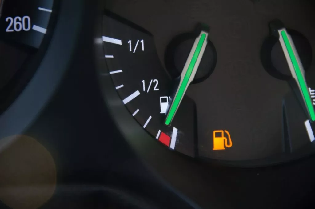 low fuel level