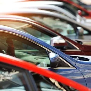 cars parked in a row