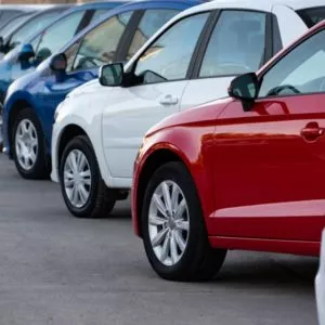 row of cars for sale