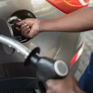 refilling gas tank