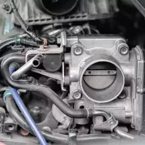 throttle body of a car