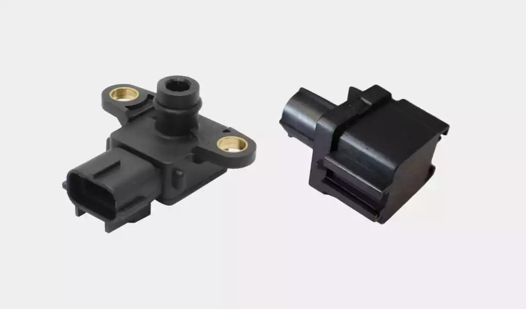MAP Sensor and BARO Sensor in Isolated Gray Background