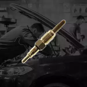 car replacement glow plug in dark background