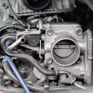 throttle body of a car