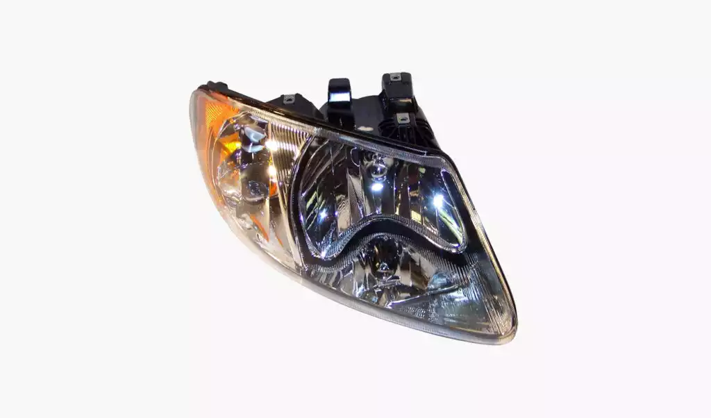 Crown headlights isolated