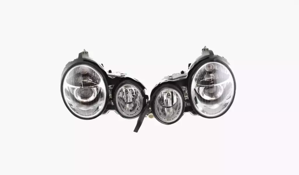 JC Whitney Headlights Isolated