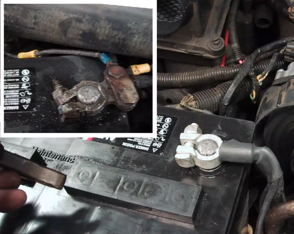Bad car battery terminals Image by Richard McCuistian