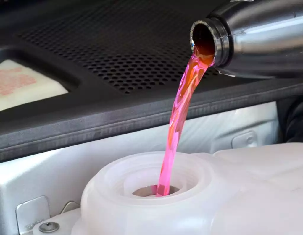 refilling coolant reservoir