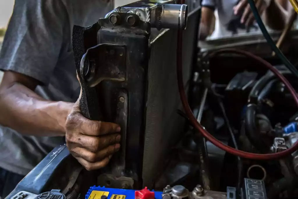 car old radiator replacement
