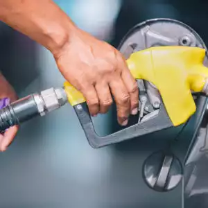 refuelling a car