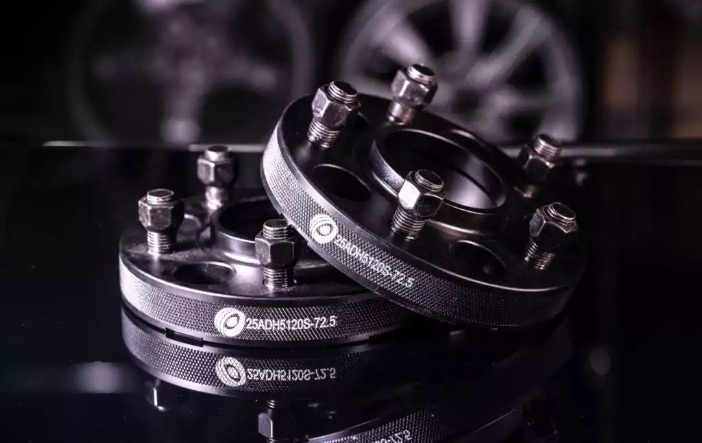 wheel spacer of a car