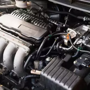 four cylinder engine of car