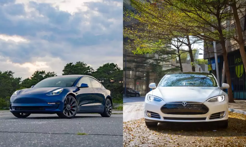 tesla model 3 and model s
