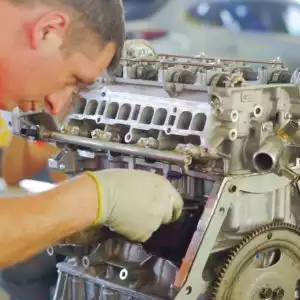 mechanic checks on the knock sensor