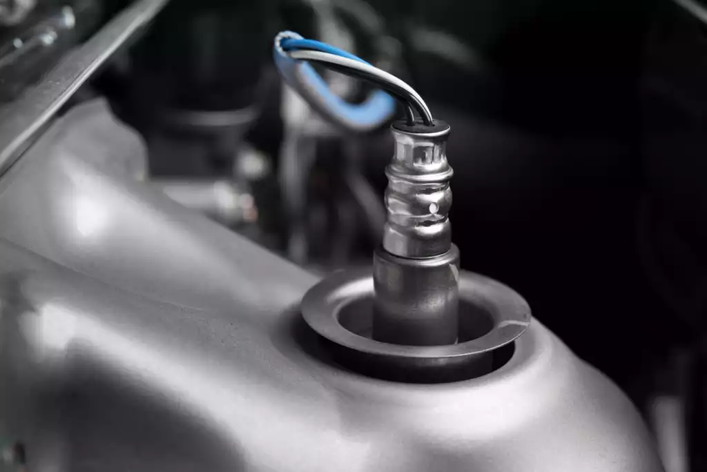 oxygen sensor located in a modern car