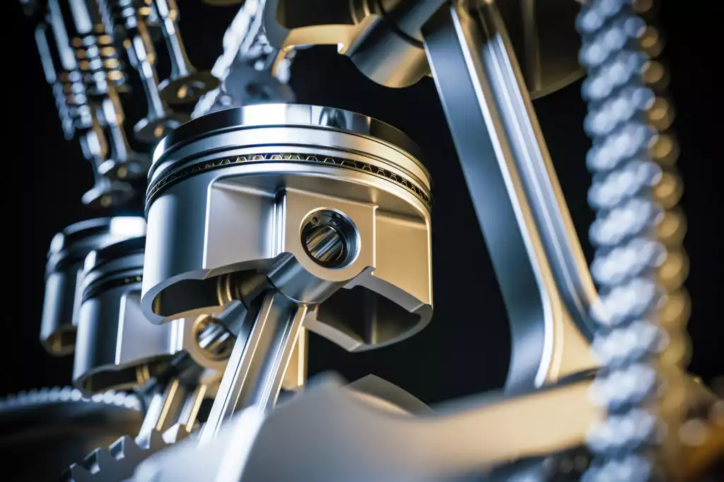 piston movement in crankshaft mechanism