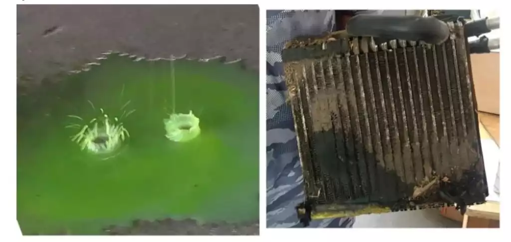 images showing ac evaporator leak