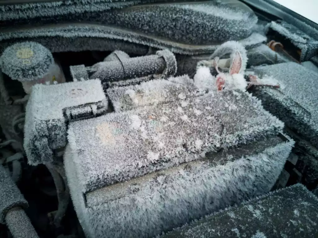 frozen car battery