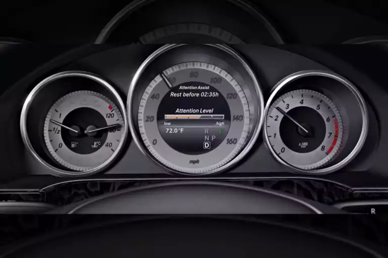 mercedes benz attention assist feature activated