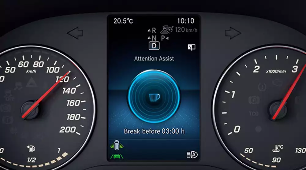 mercedes benz attention assist feature