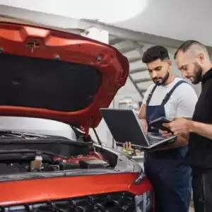 two mechanics resolving p1399 code