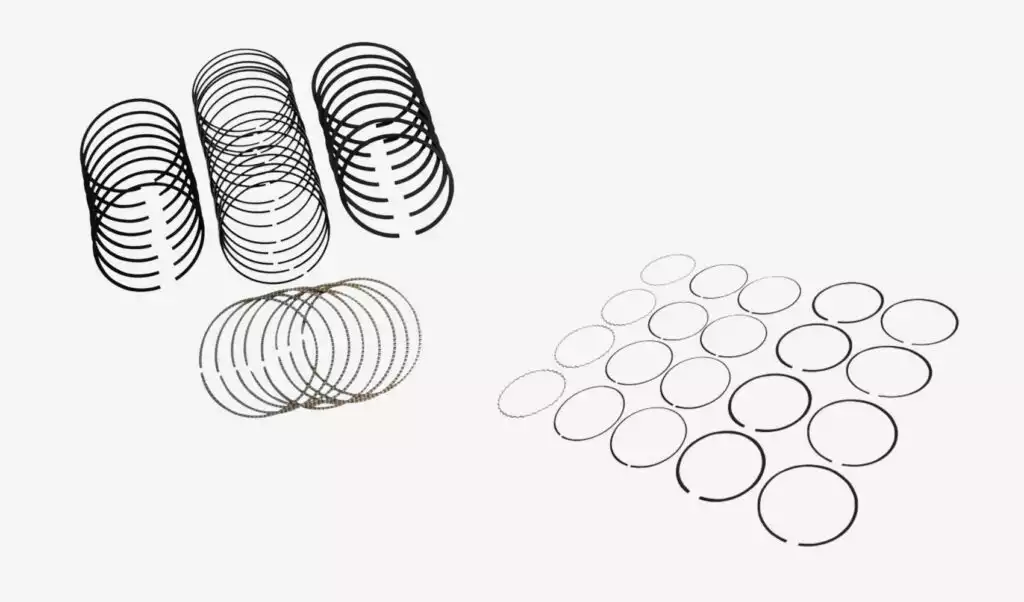 different kinds of replacement car piston rings
