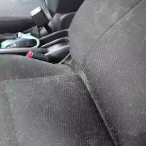 driver seat with furs