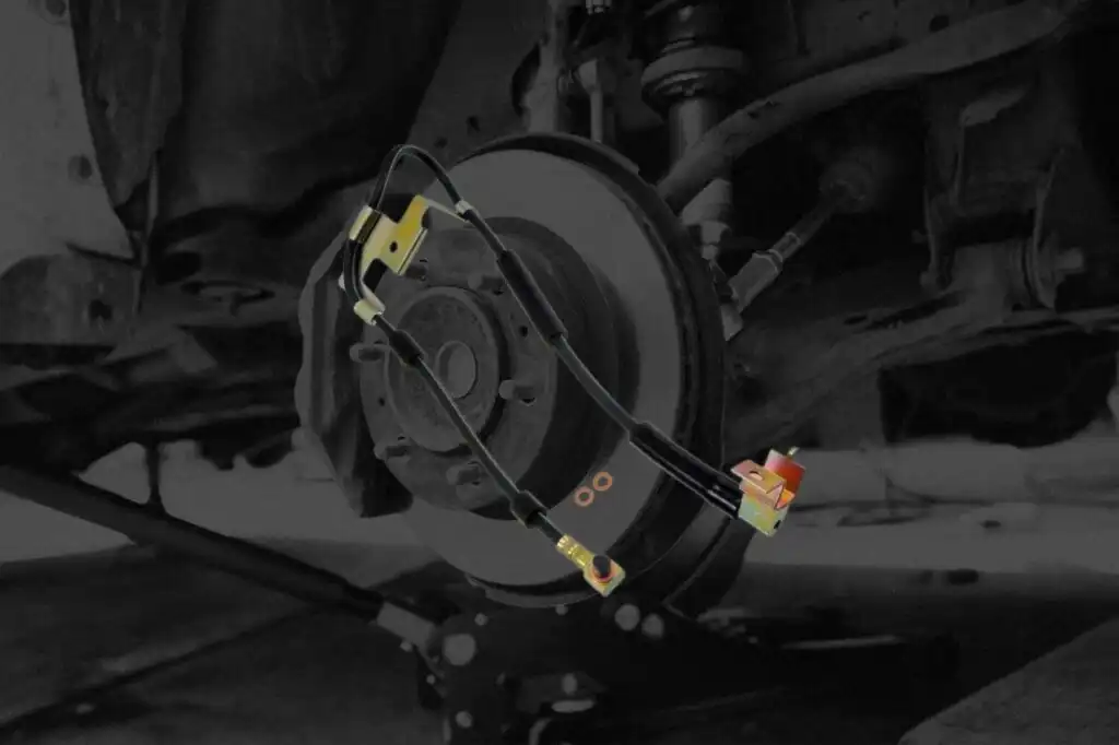 brake lines of the braking system