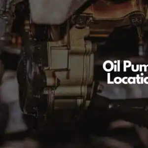 car oil pump location