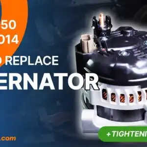 how to replace the alternator 2009 2014 ford f150