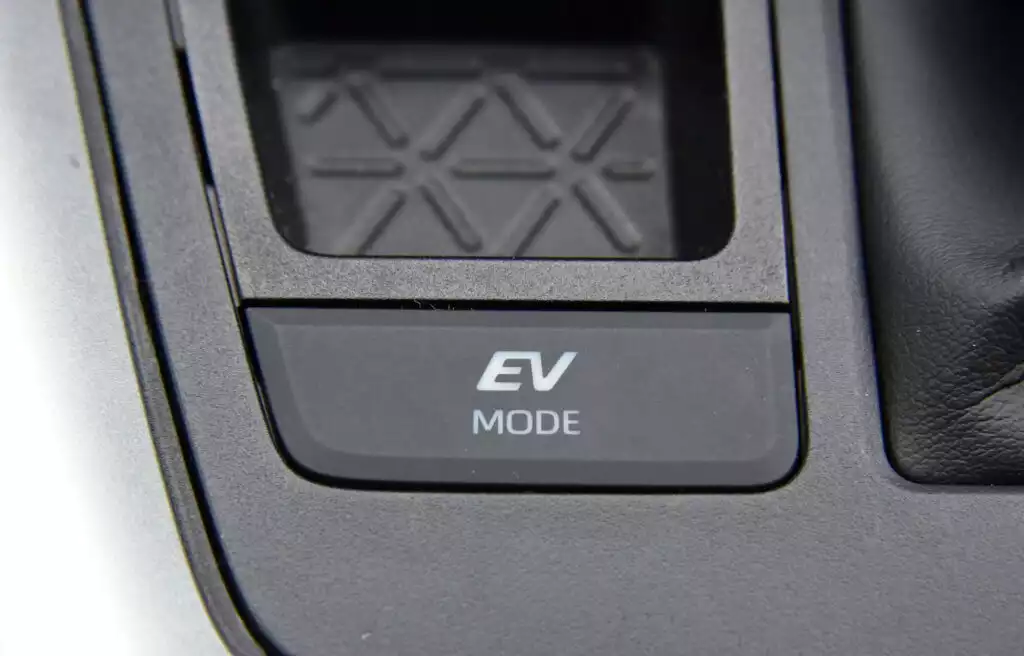 hybrid car ev mode button