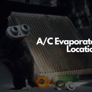 ac evaporator location