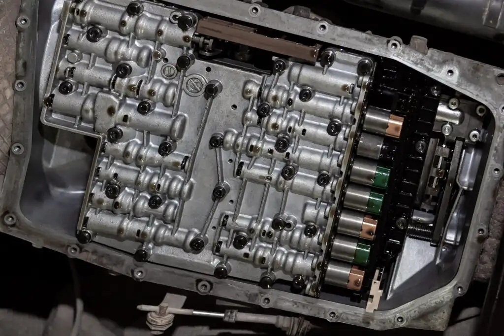car transmission solenoid lubricated with oil