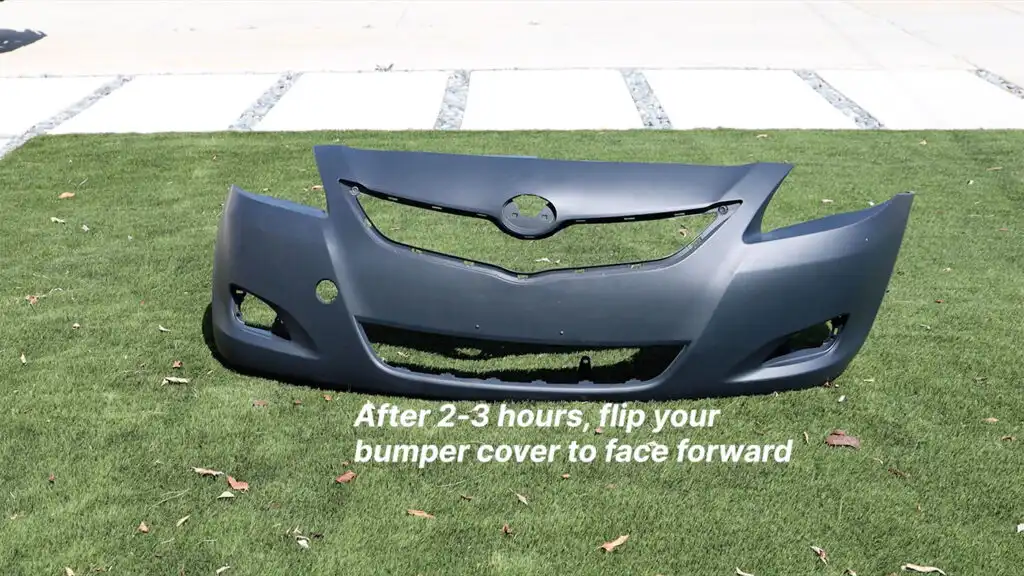 outdoor method flip bumper cover so it faces forward