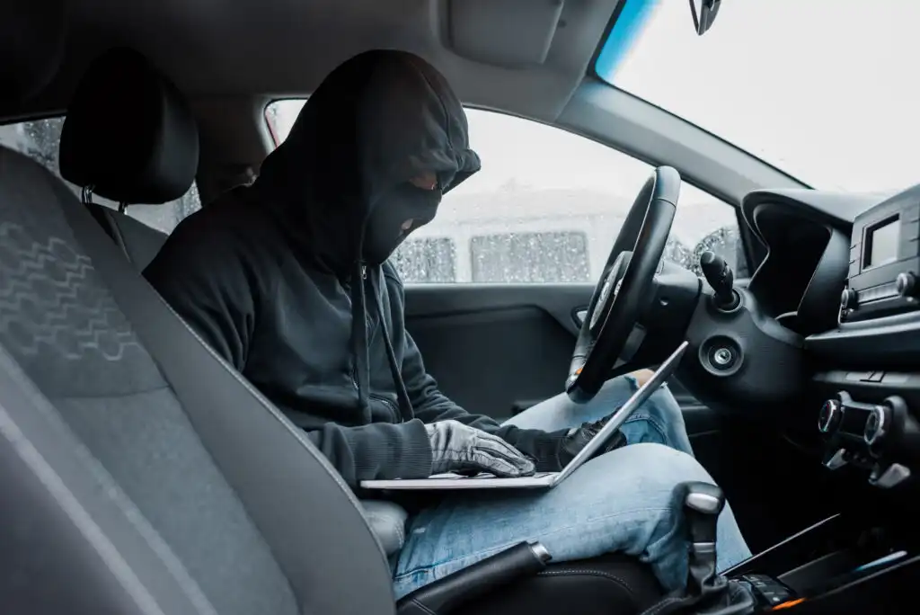 high tech car theft