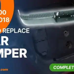 how to replace the rear bumper 2009 2018 dodge ram 1500