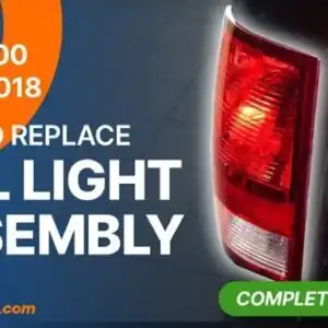 tail light assembly replacement 2009 2018 dodge ram 1500 thumbnail