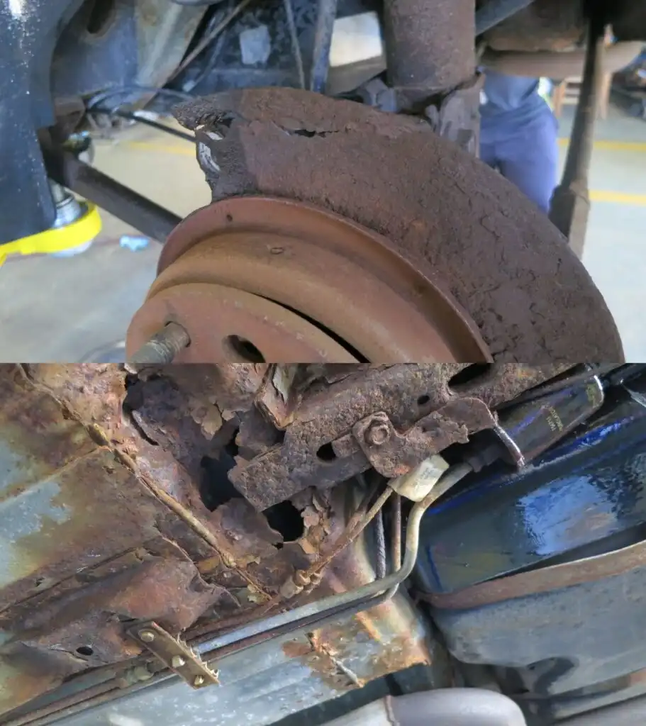 underbody of a 2008 impala