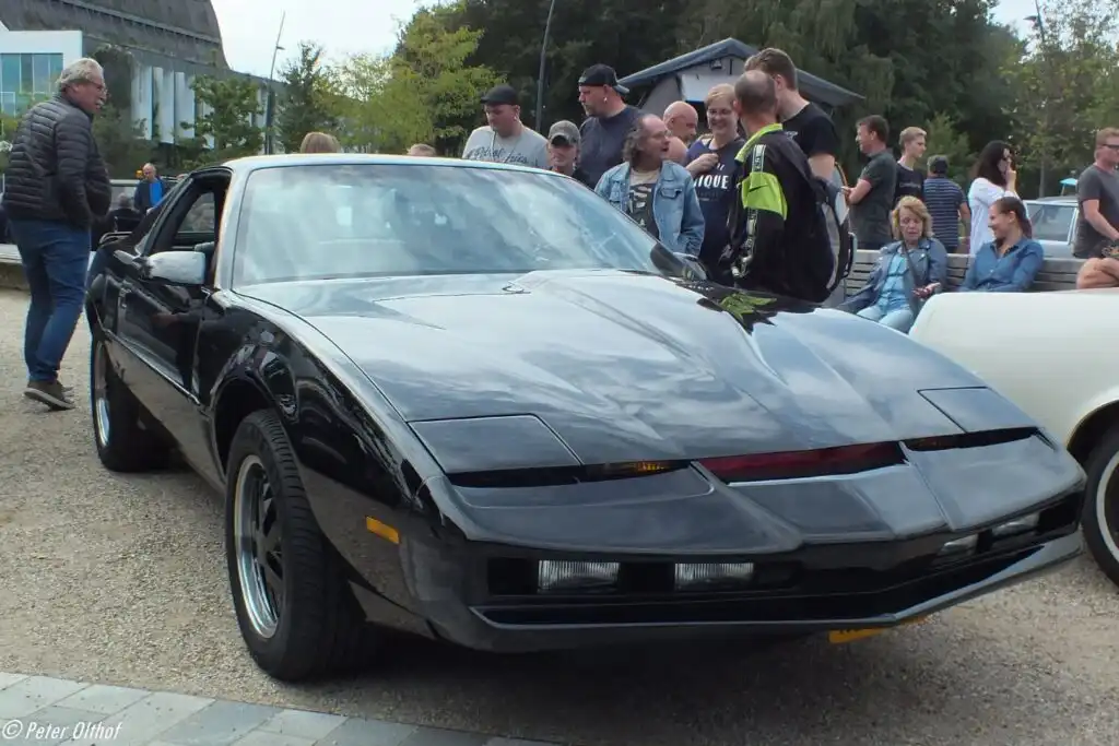 pontiac firebird kitt on display