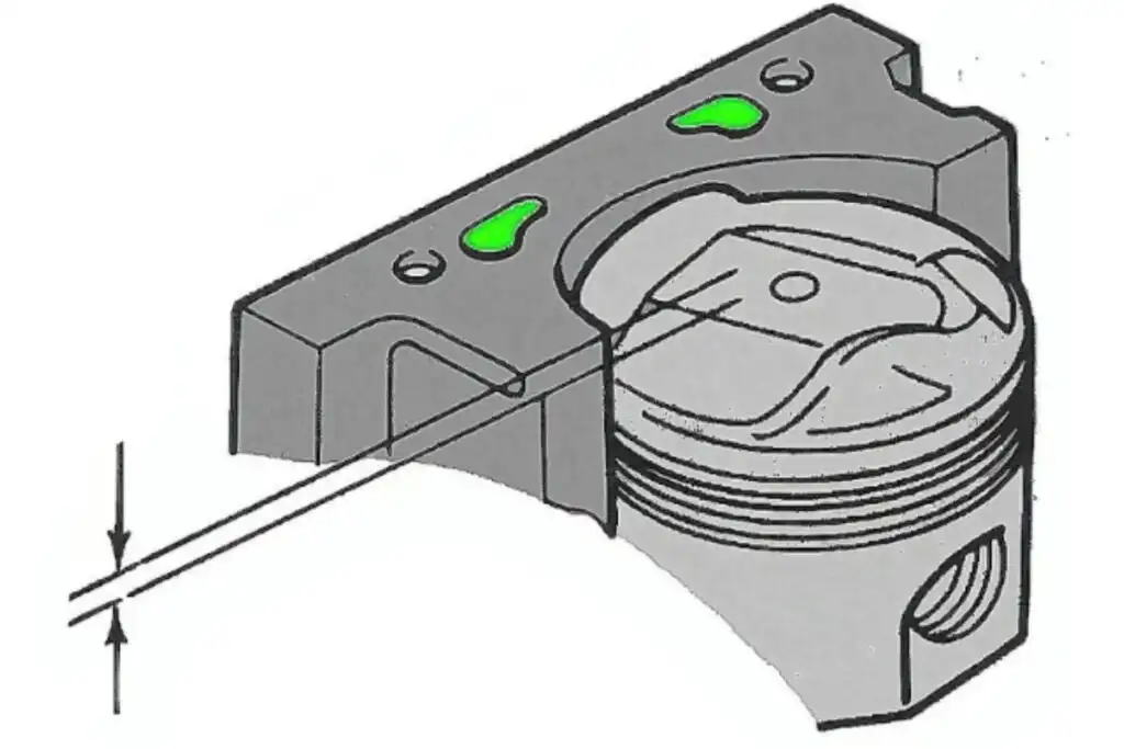 illustration of a car combustion chamber