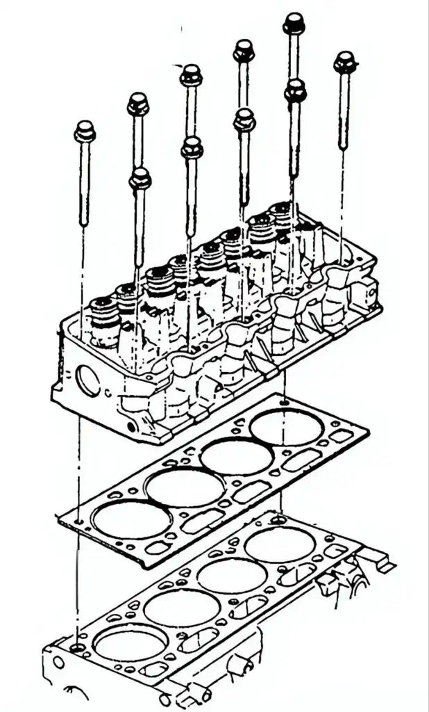 head gasket diagram